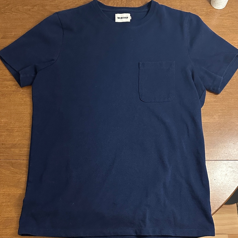 Taylor stitch heavy bag tee M (40) navy